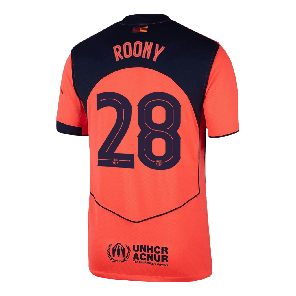 ROONY #28 Barcelona Third Away Football Shirt 2025/26