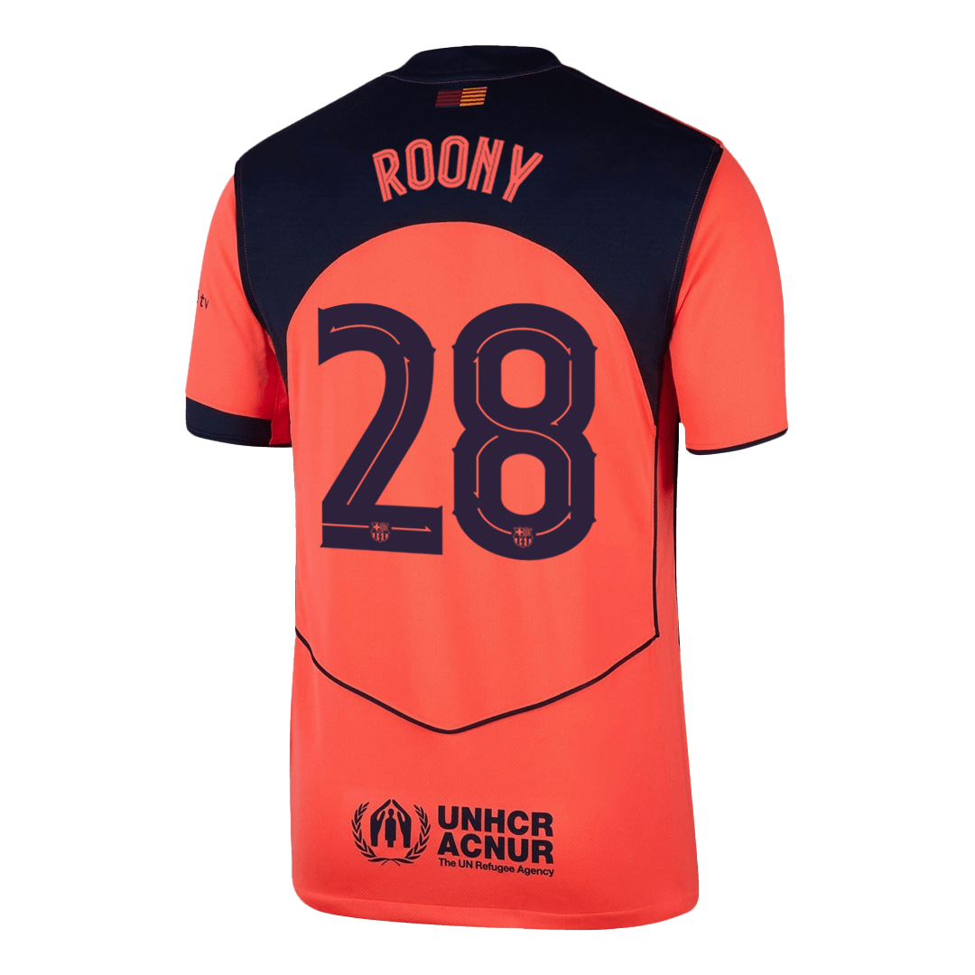 ROONY #28 Barcelona Third Away Football Shirt 2025/26