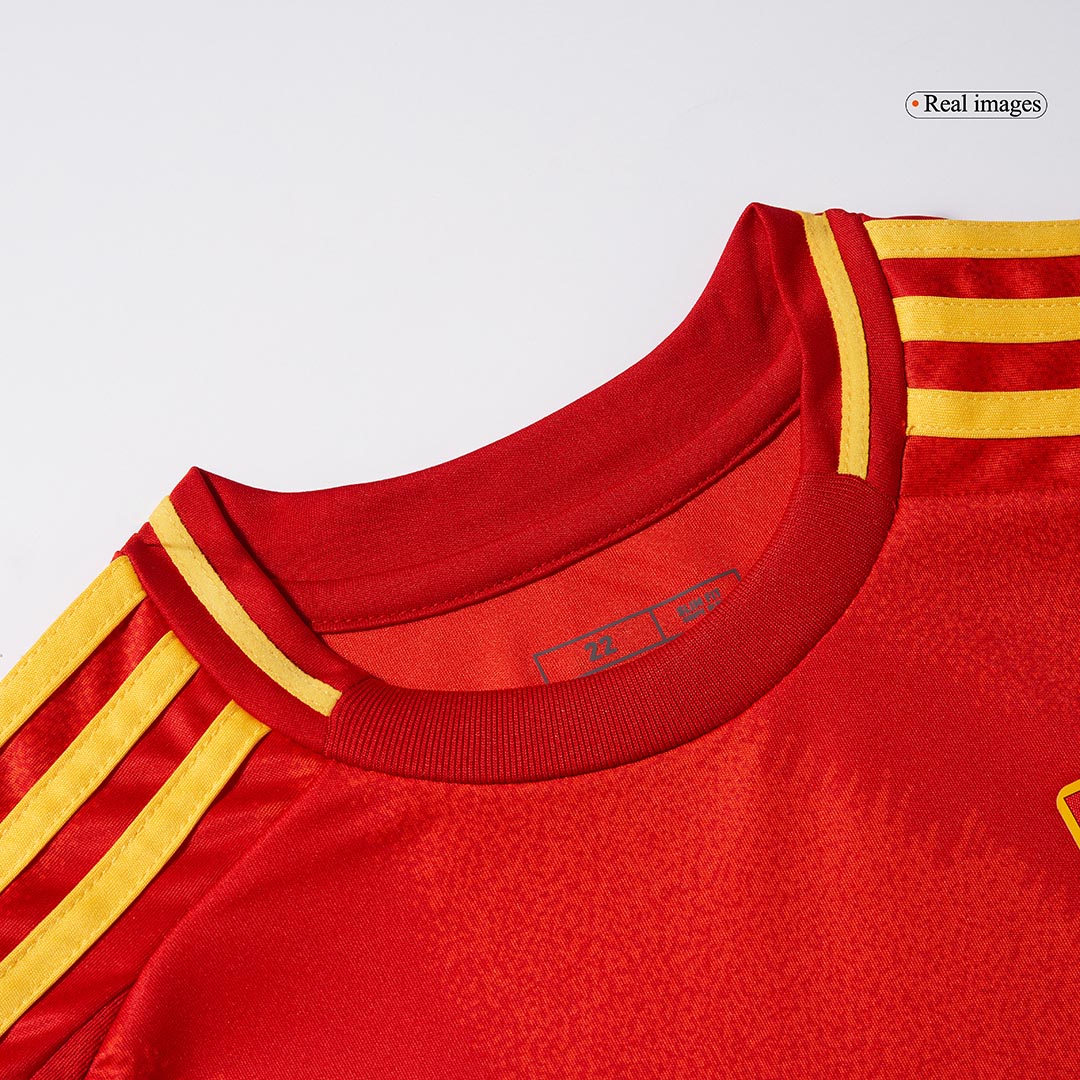 Kid's Spain Home Football Shirt Kit(Jersey+Shorts) Euro 2024