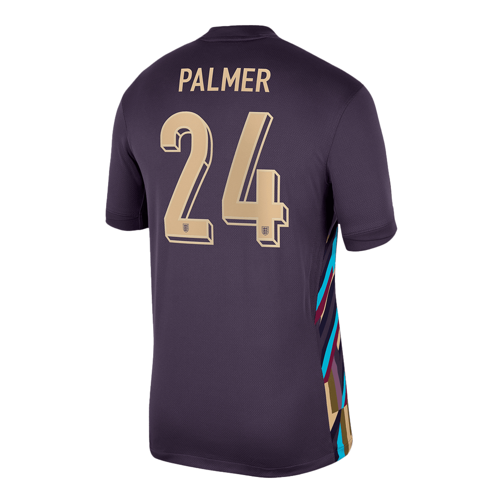 PALMER #24 England Away Football Shirt Euro 2024