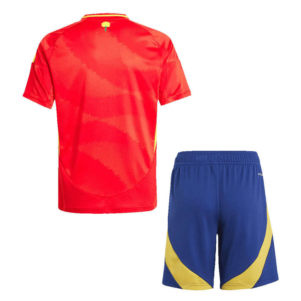 Kid's Spain Home Football Shirt Kit(Jersey+Shorts) Euro 2024