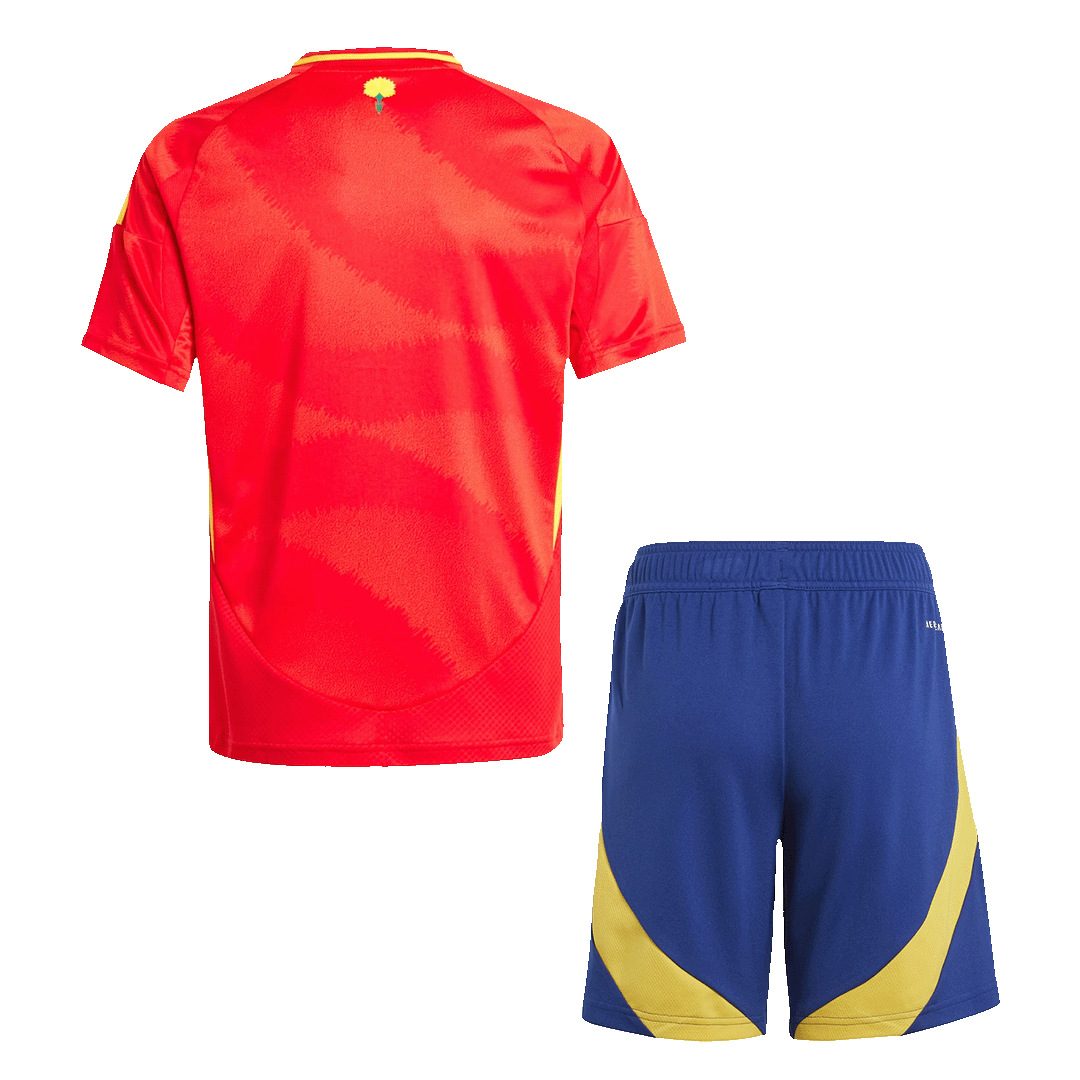 Kid's Spain Home Football Shirt Kit(Jersey+Shorts) Euro 2024