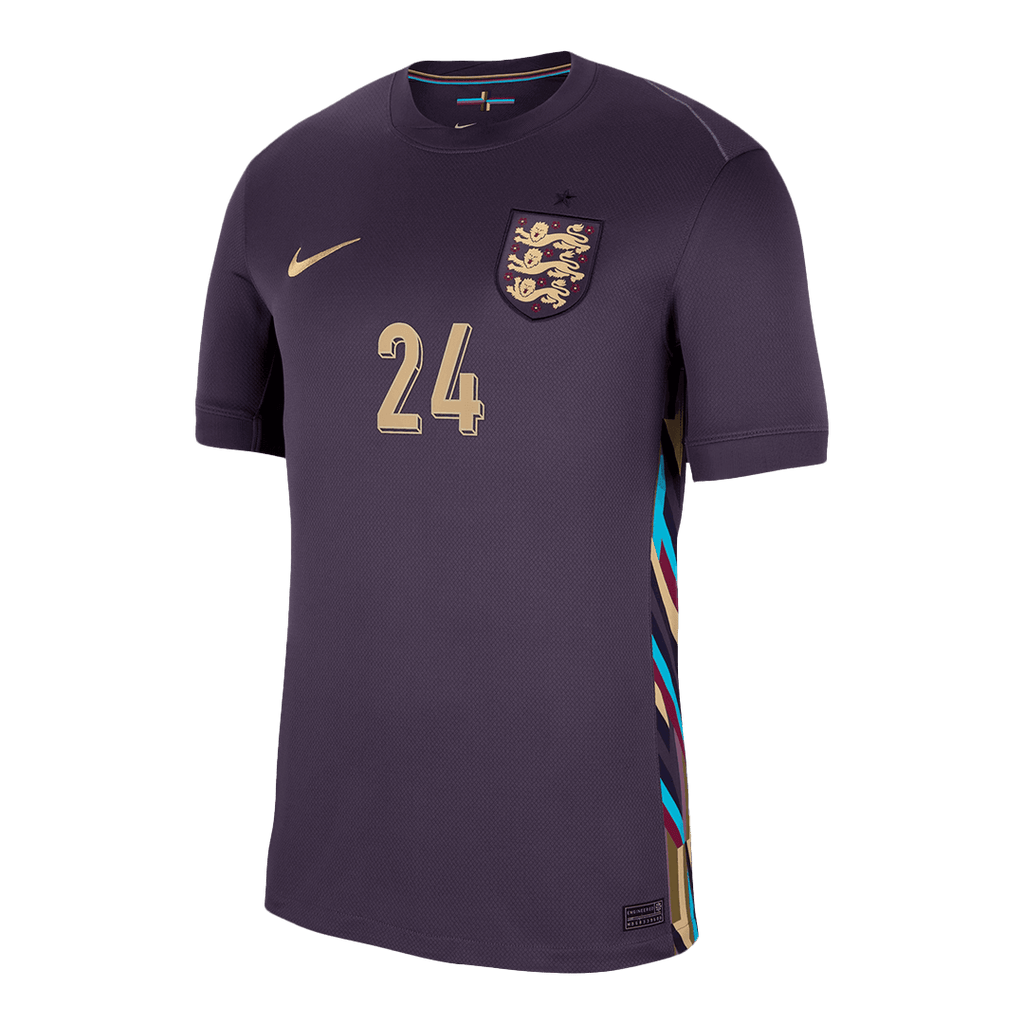 PALMER #24 England Away Football Shirt Euro 2024