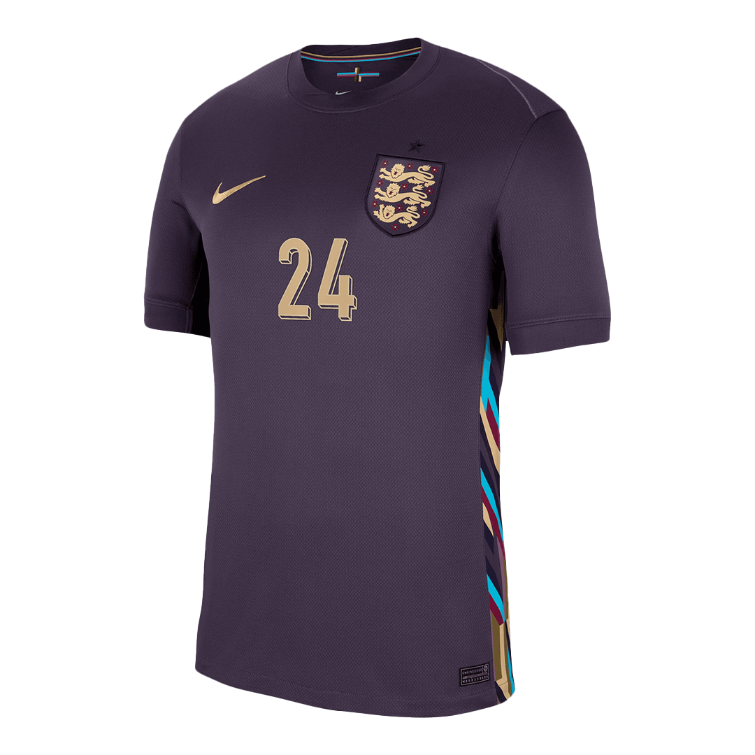 PALMER #24 England Away Football Shirt Euro 2024