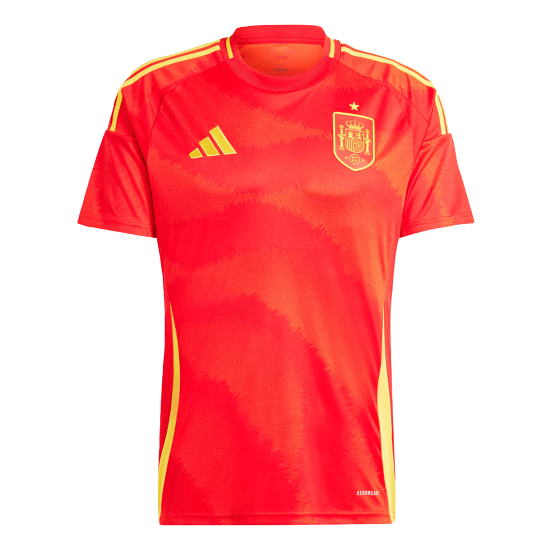 Spain Home Football Shirt Kit(Jersey+Shorts) Euro 2024