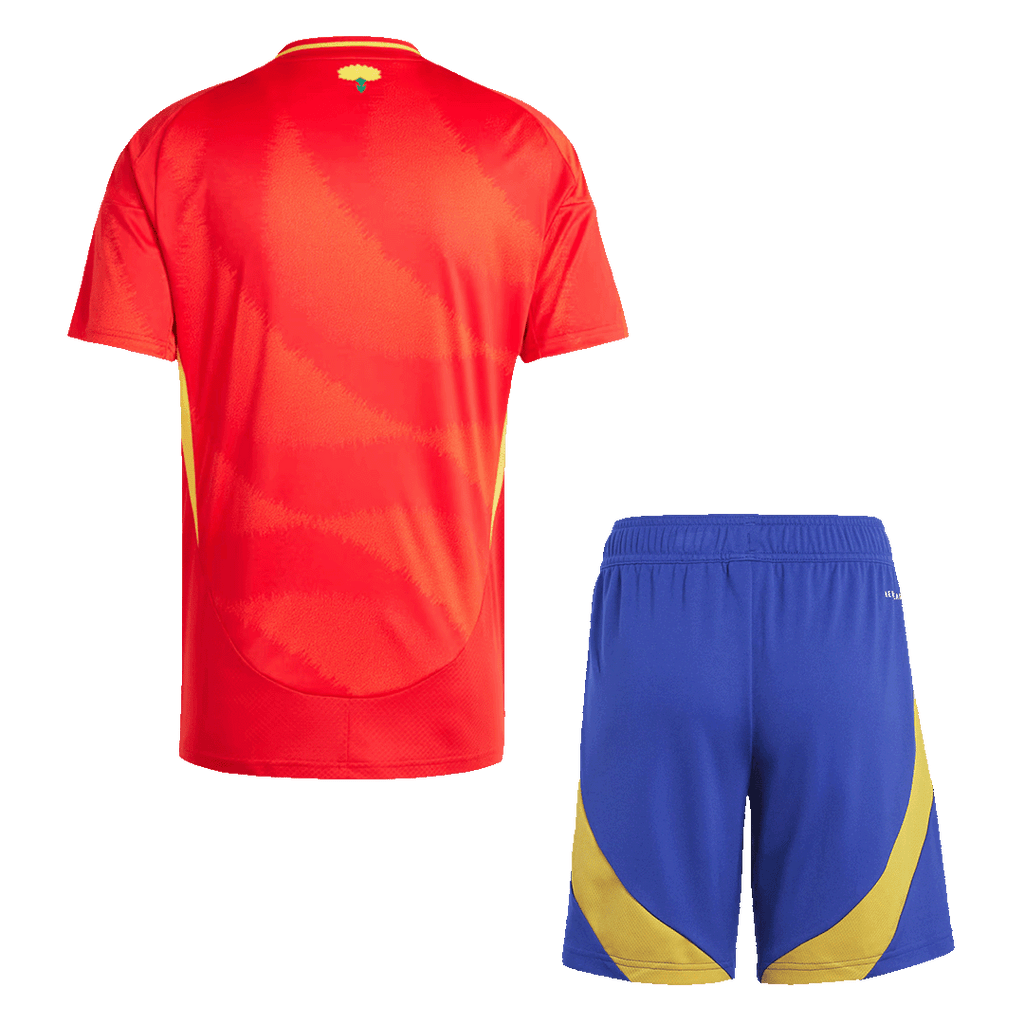 Spain Home Football Shirt Kit(Jersey+Shorts) Euro 2024