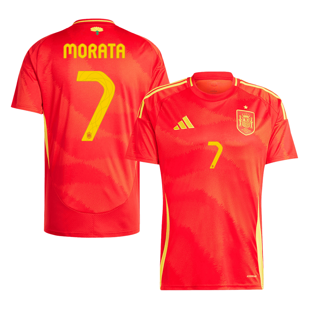 MORATA #7 Spain Home Football Shirt Euro 2024