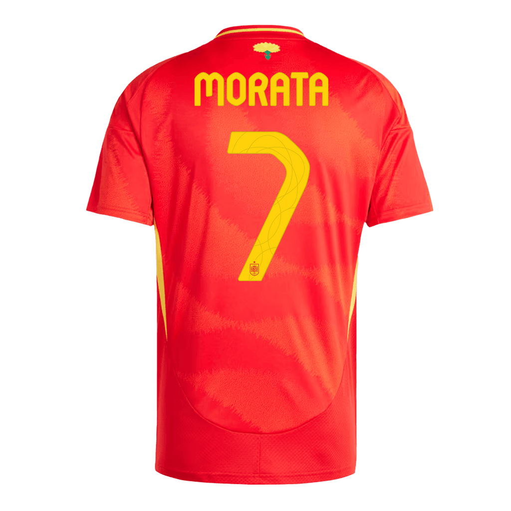 MORATA #7 Spain Home Football Shirt Euro 2024