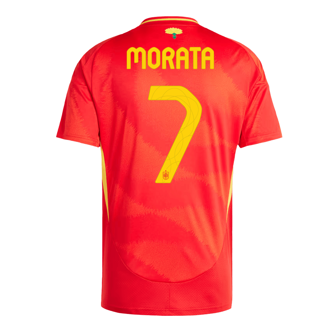 MORATA #7 Spain Home Football Shirt Euro 2024
