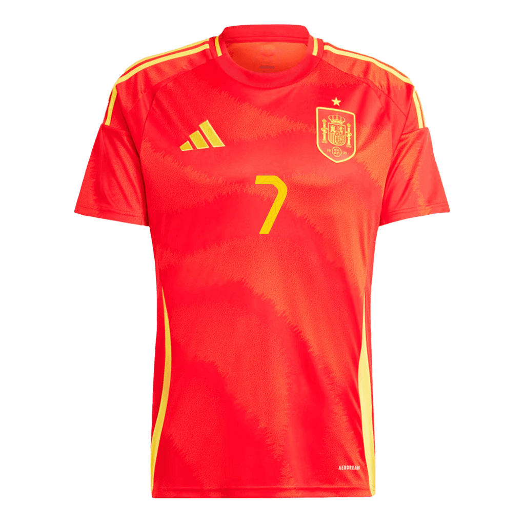 MORATA #7 Spain Home Football Shirt Euro 2024