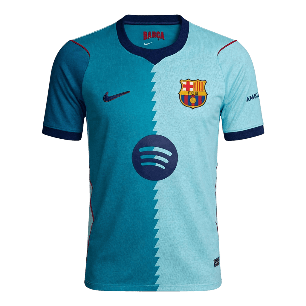 Men Fan Version Barcelona Third Soccer Jersey 2026/27 Blue