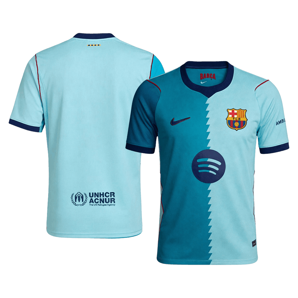 Men Fan Version Barcelona Third Soccer Jersey 2026/27 Blue