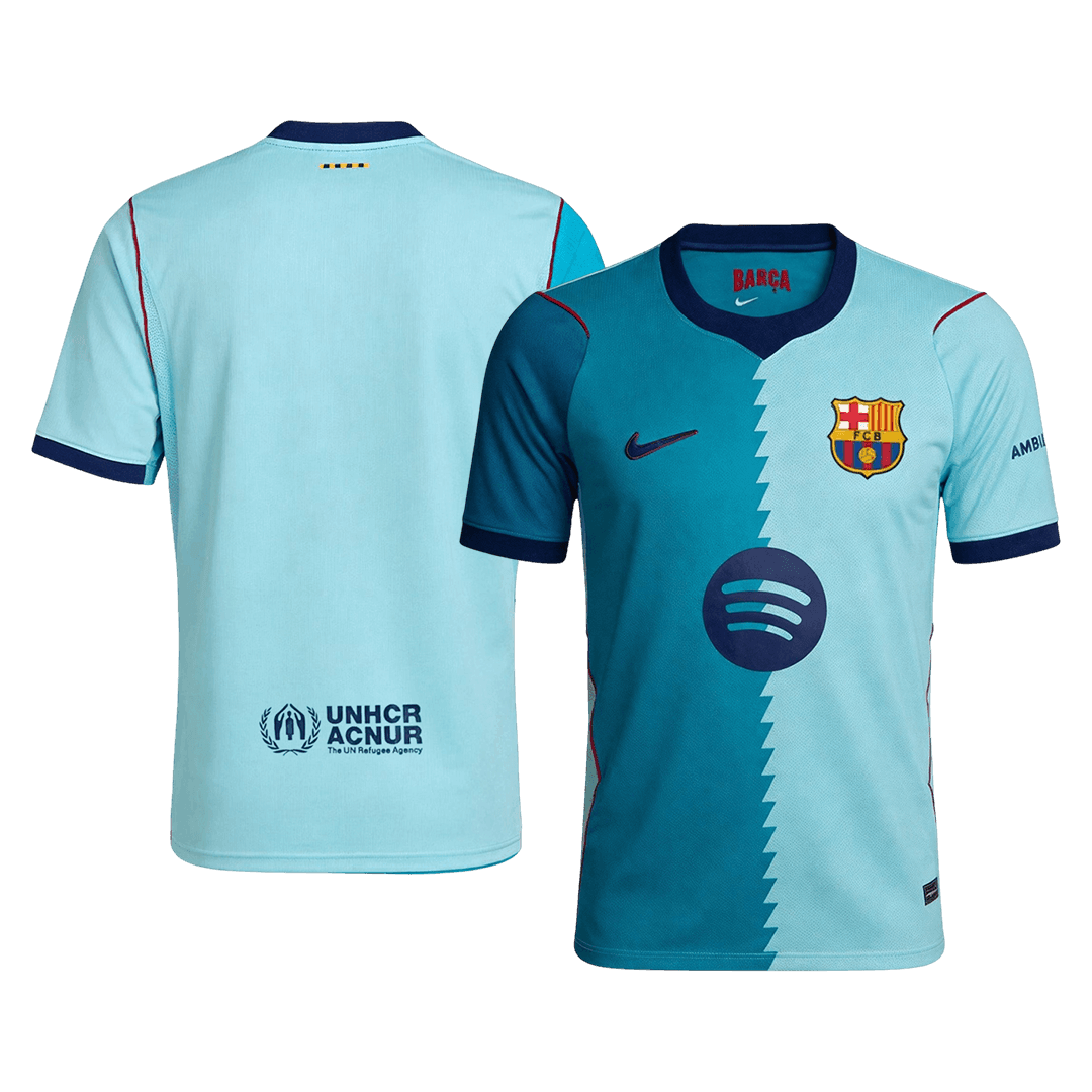 Men Fan Version Barcelona Third Soccer Jersey 2026/27 Blue