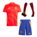 Spain Home Football Shirt Kit(Jersey+Shorts+Socks) Euro 2024