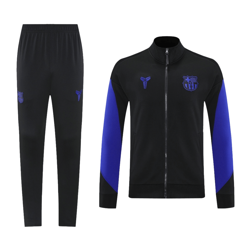 25/26 Barcelona Training Jacket Kit(Jacket+Pants) Black&Purple