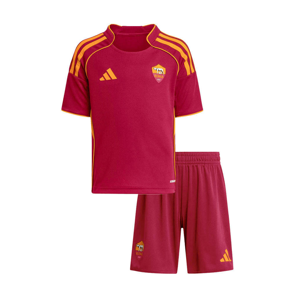 Kid's Roma Home Football Shirt Kit(Jersey+Shorts) 2025/26