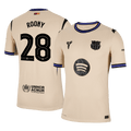 Player Version ROONY #28 Barcelona Away Football Shirt 2025/26