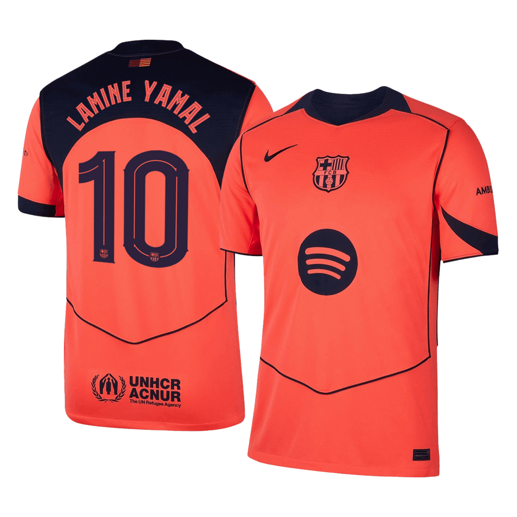 LAMINE YAMAL #10 Barcelona Third Away Football Shirt 2025/26—UCL