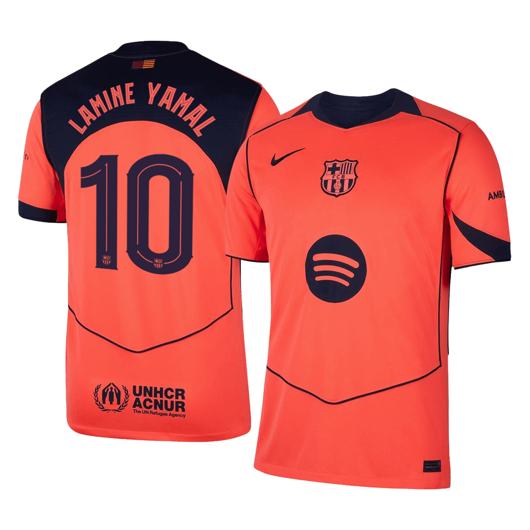 LAMINE YAMAL #10 Barcelona Third Away Football Shirt 2025/26—UCL
