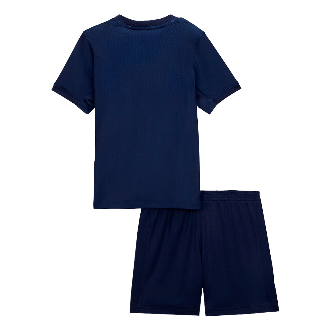Kid's PSG Home Football Shirt Kit(Jersey+Shorts) 2025/26 Navy