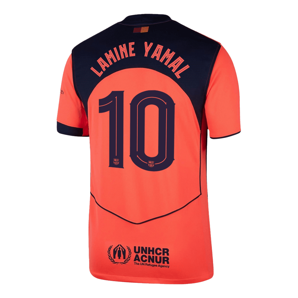 LAMINE YAMAL #10 Barcelona Third Away Football Shirt 2025/26—UCL