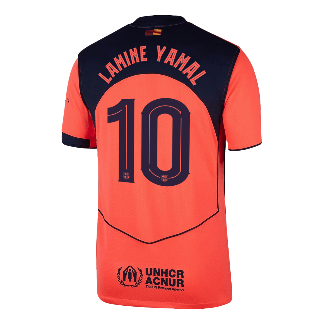 LAMINE YAMAL #10 Barcelona Third Away Football Shirt 2025/26—UCL