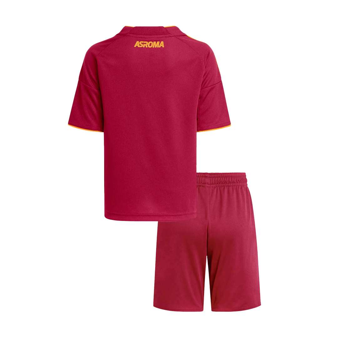 Kid's Roma Home Football Shirt Kit(Jersey+Shorts) 2025/26