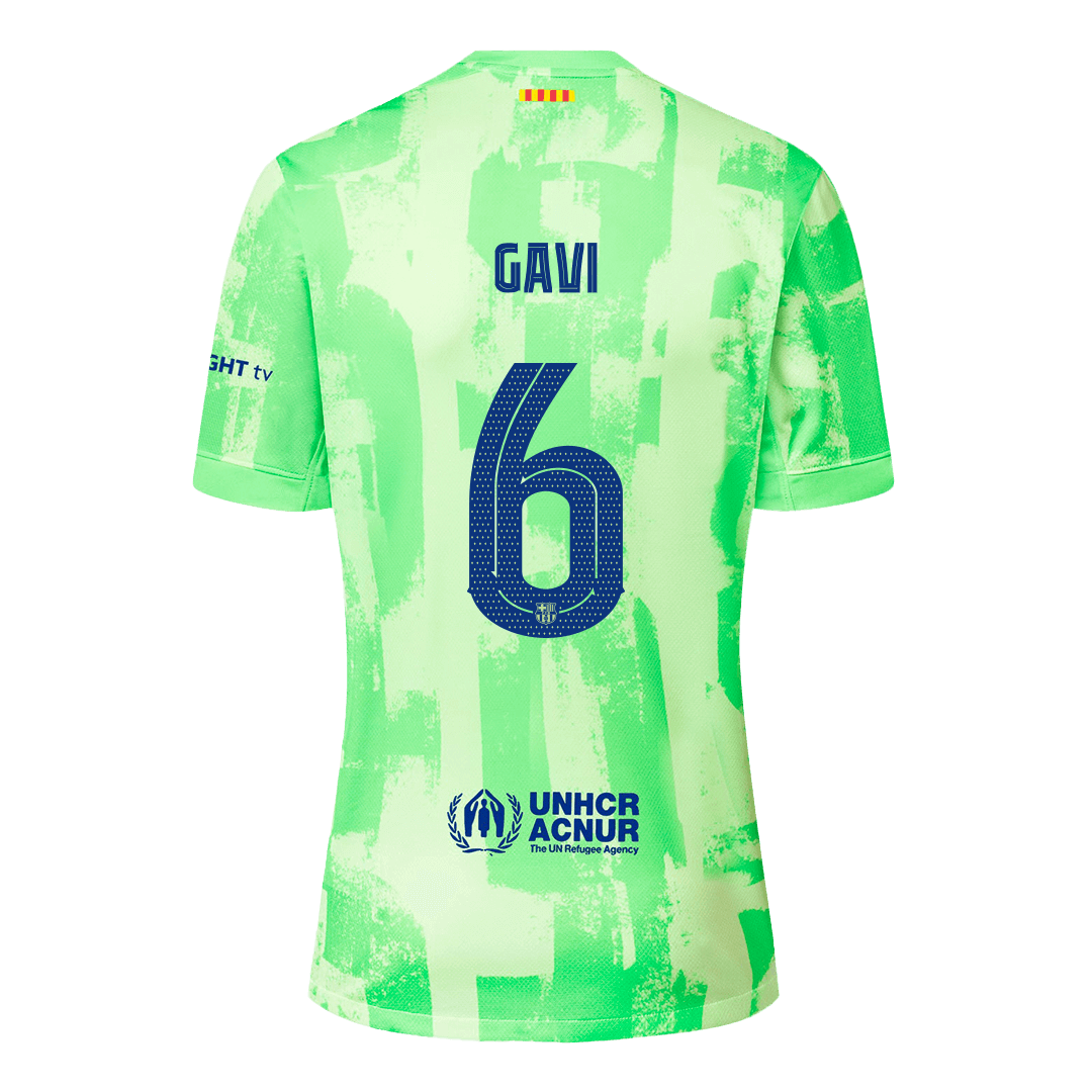 GAVI #6 Barcelona Third Away Football Shirt - UCL