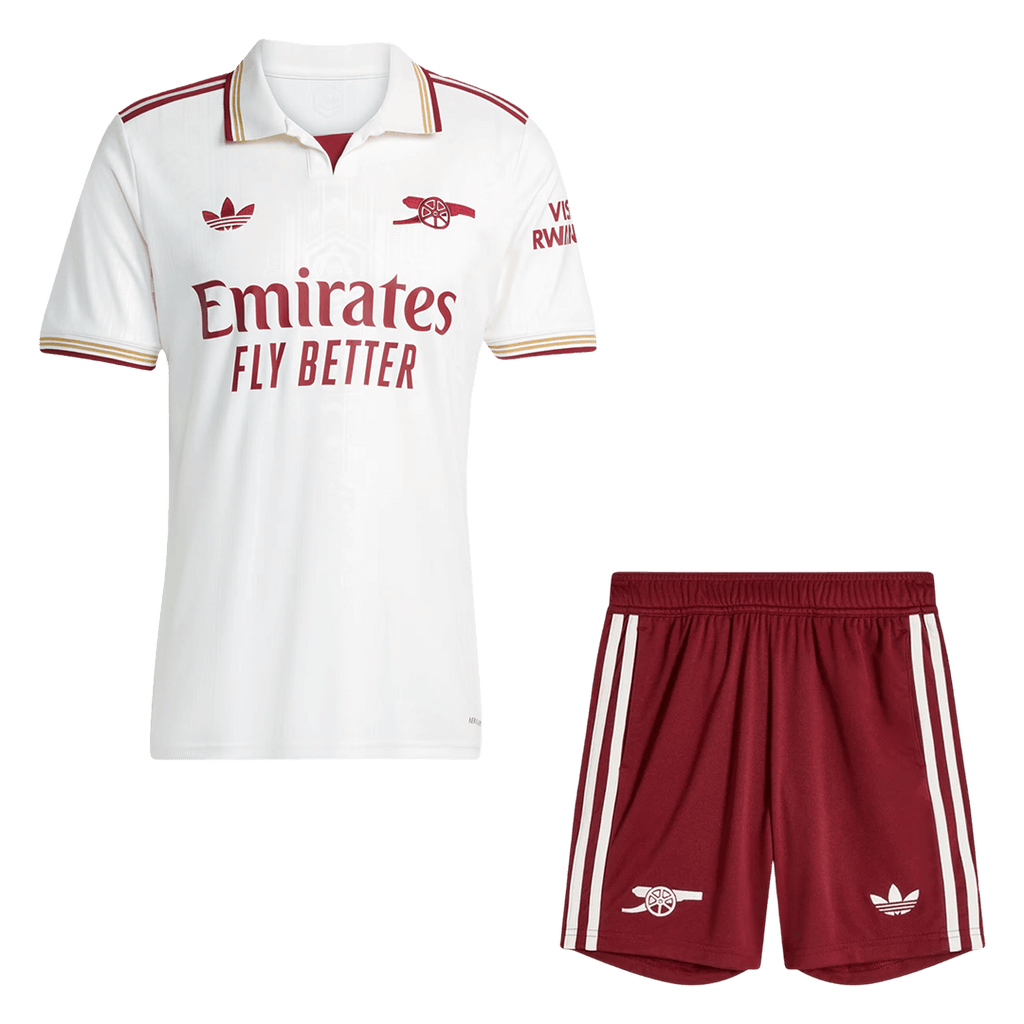 Arsenal Third Away Football Shirt Kit(Jersey+Shorts) 2025/26
