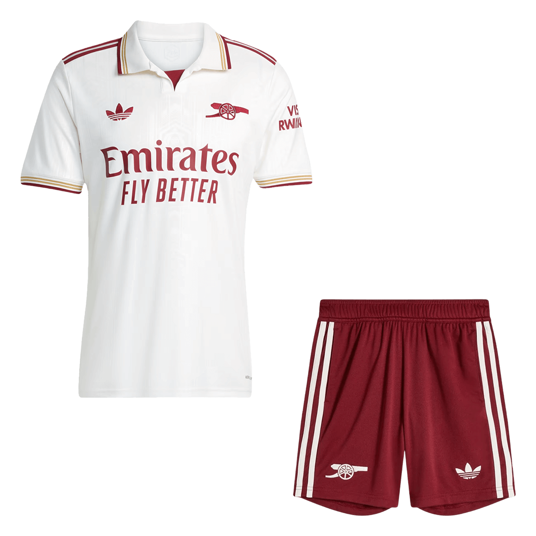 Arsenal Third Away Football Shirt Kit(Jersey+Shorts) 2025/26