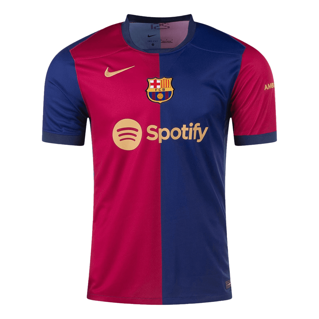 LAMINE YAMAL #19 Barcelona Home Football Shirt 2024/25