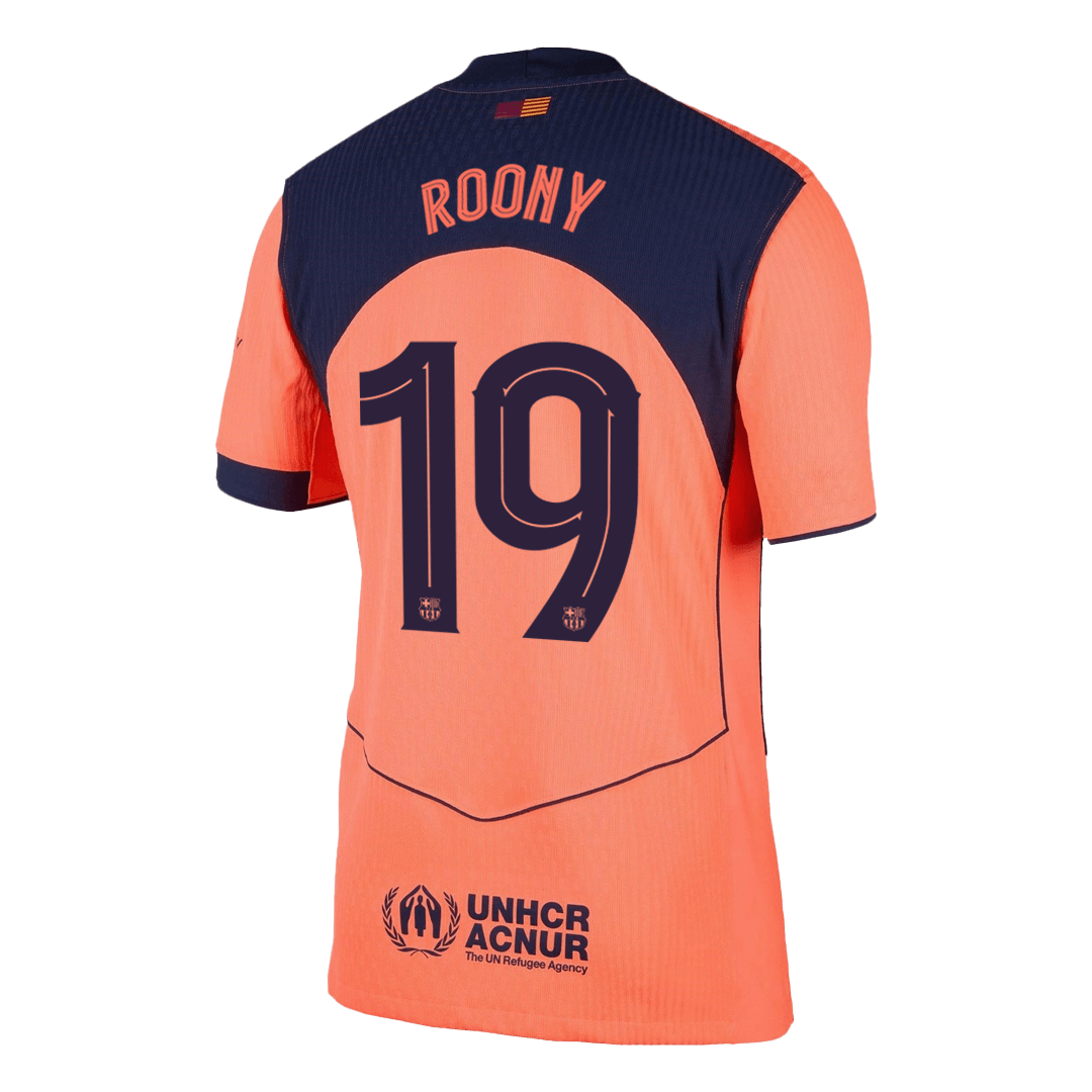 Player Version ROONY #19 Barcelona Third Away Football Shirt 2025/26