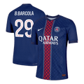Player Version B.BARCOLA #29 PSG Home Football Shirt 2025/26 Navy