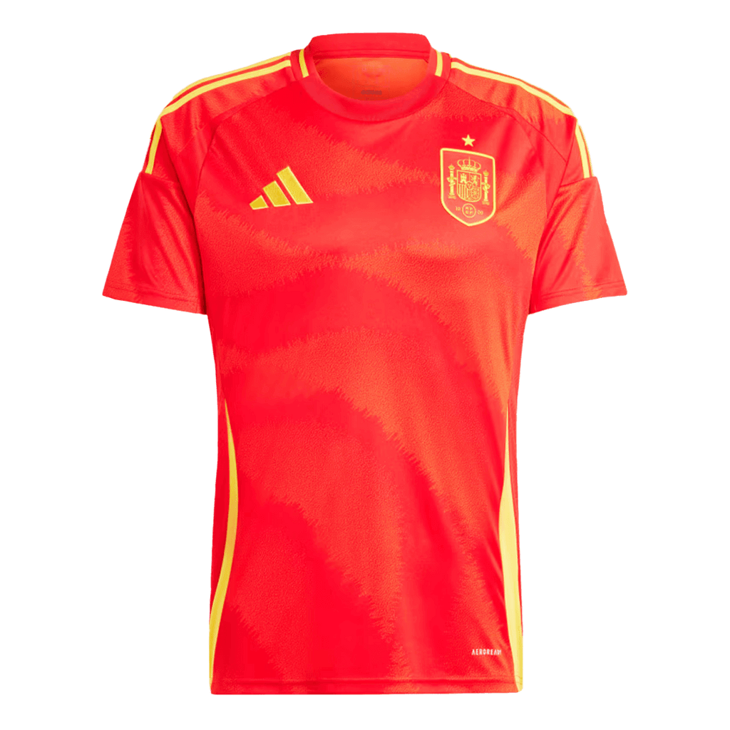 Spain Home Football Shirt Kit(Jersey+Shorts+Socks) Euro 2024