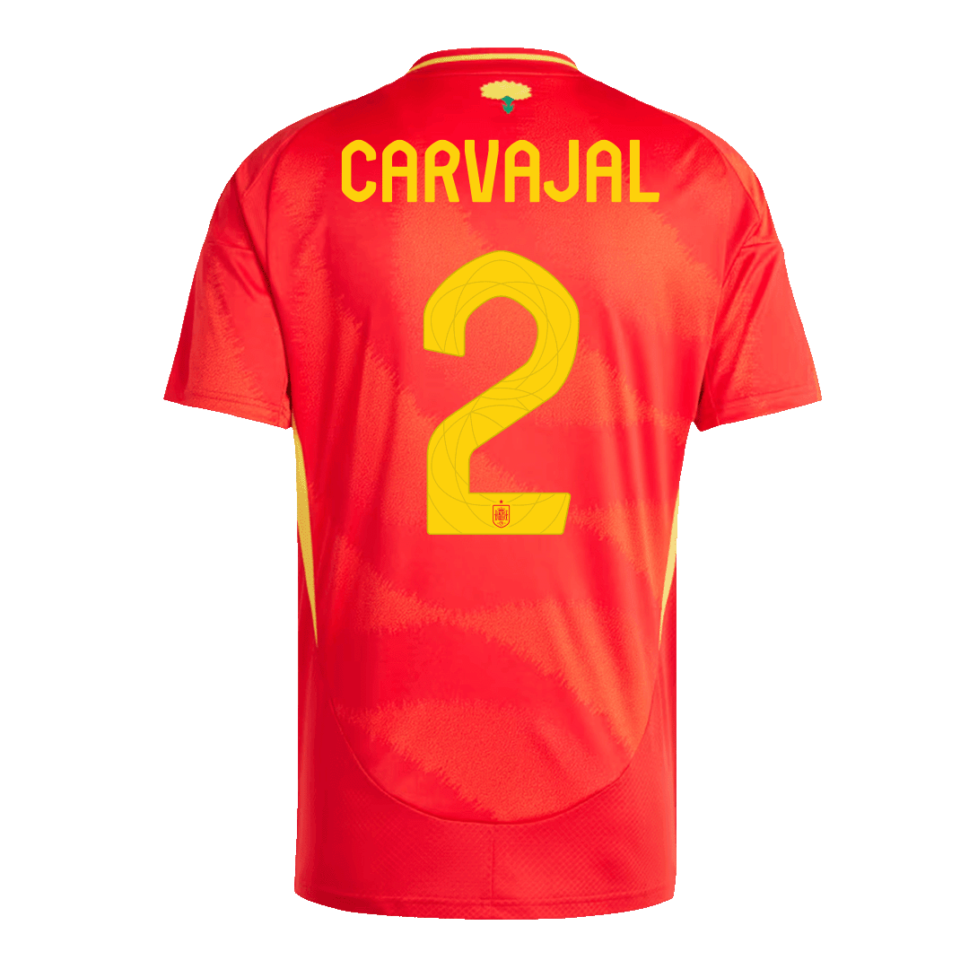 CARVAJAL #2 Spain Home Football Shirt Euro 2024