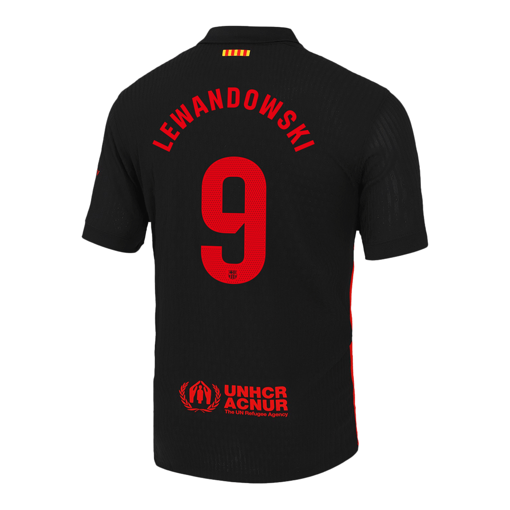 Player Version LEWANDOWSKI #9 Barcelona Away Football Shirt 2024/25