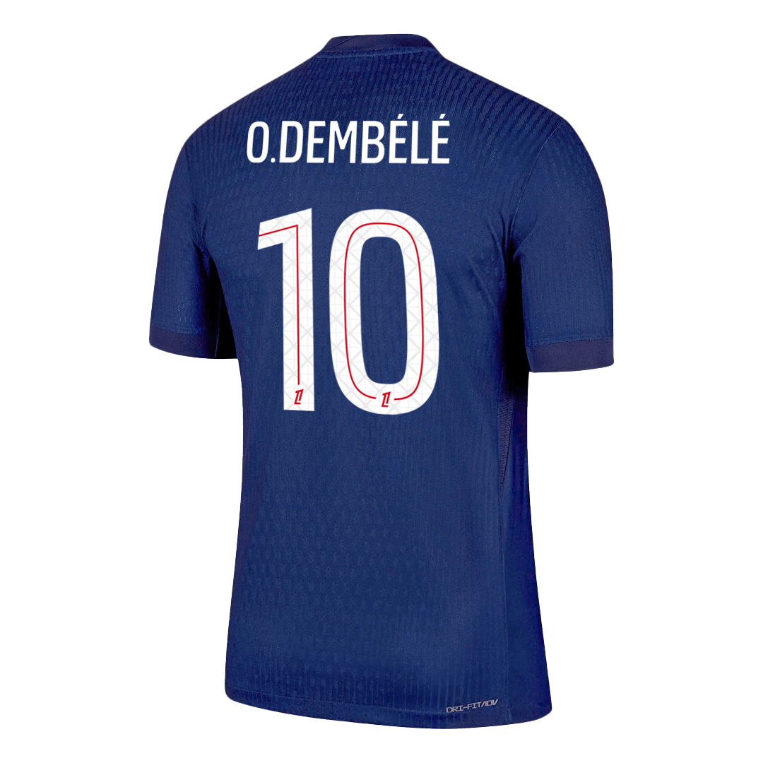 Player Version O.DEMBÉLÉ #10 PSG Home Football Shirt 2025/26 Navy