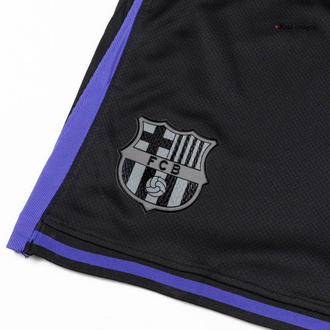 Barcelona Away Football Shorts 25/26 Black
