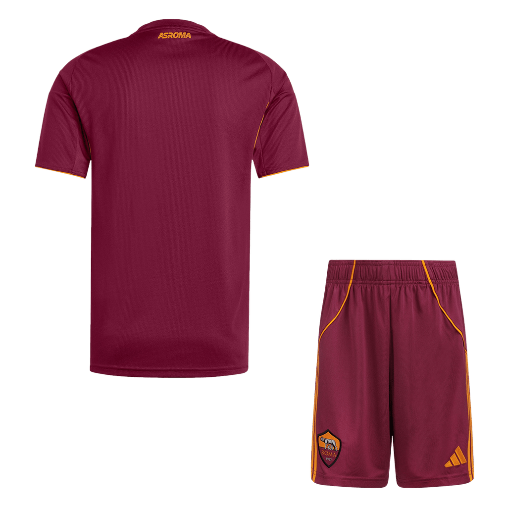 Roma Home Football Shirt Kit(Jersey+Shorts) 2025/26