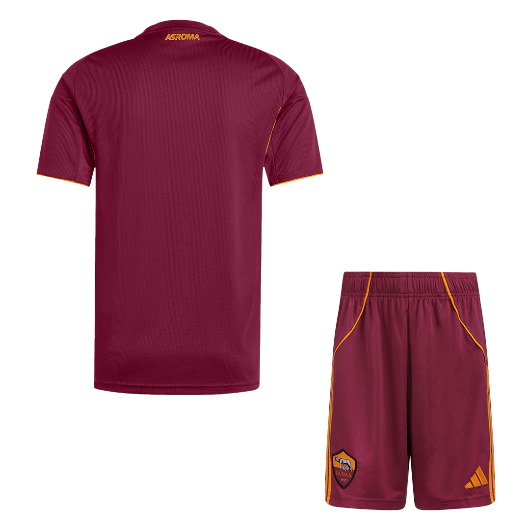 Roma Home Football Shirt Kit(Jersey+Shorts) 2025/26