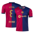 PEDRI #8 Barcelona Home Football Shirt 2024/25