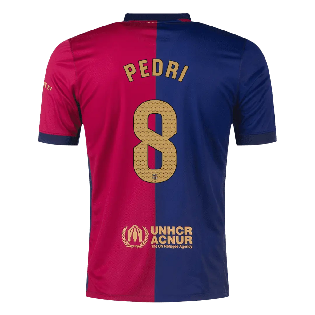 PEDRI #8 Barcelona Home Football Shirt 2024/25