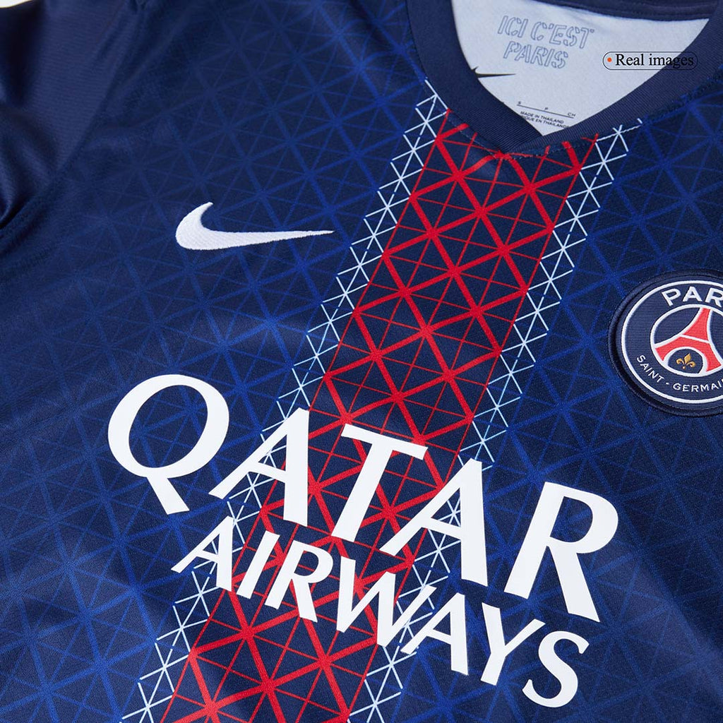 B.BARCOLA #29 PSG Home Football Shirt 2025/26 Navy