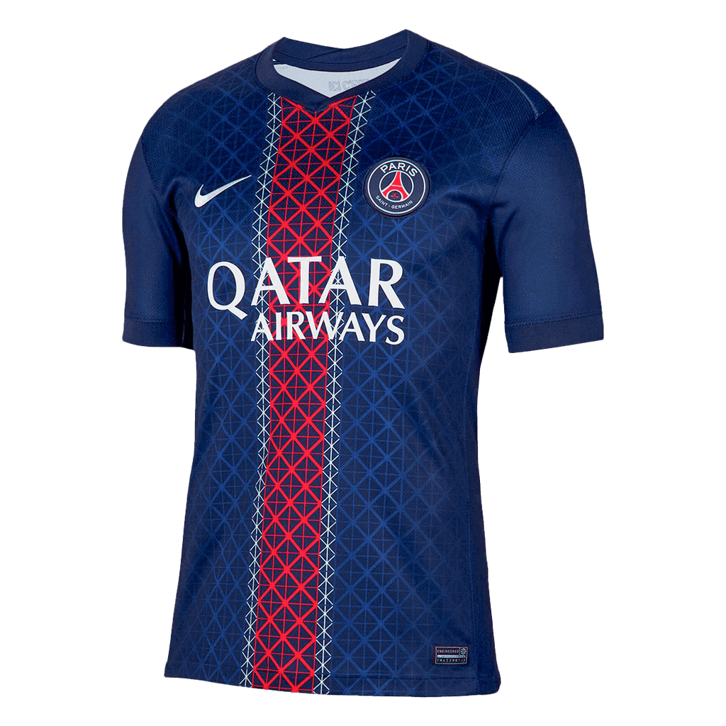 B.BARCOLA #29 PSG Home Football Shirt 2025/26 Navy