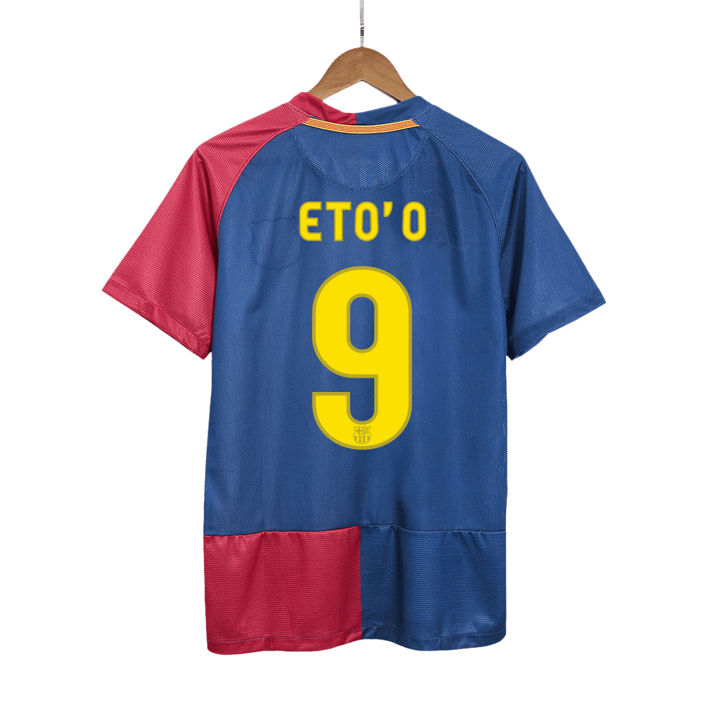 Retro A.INIESTA #8 2008/09 Barcelona Home Football Shirt