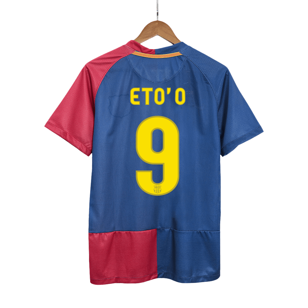 Retro A.INIESTA #8 2008/09 Barcelona Home Football Shirt