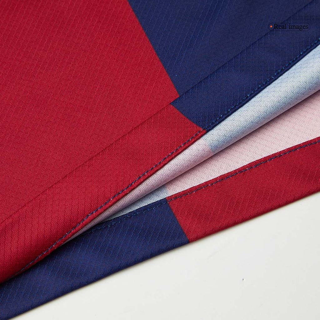 Barcelona X Travis Scott Home Football Shirt 2024/25 Red&Blue