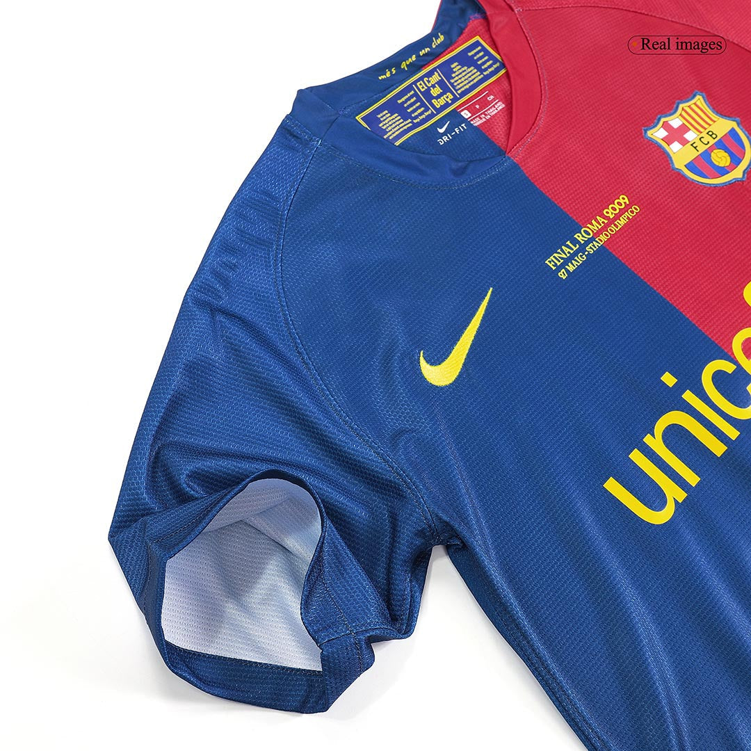 Retro A.INIESTA #8 2008/09 Barcelona Home Football Shirt