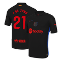 Player Version F.DE JONG #21 Barcelona Away Football Shirt 2024/25