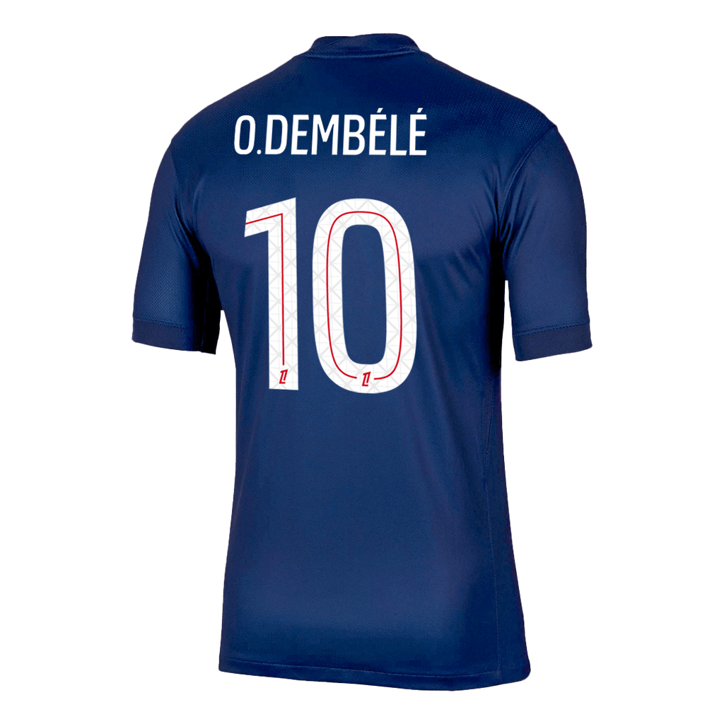 O.DEMBÉLÉ #10 PSG Home Football Shirt 2025/26 Navy